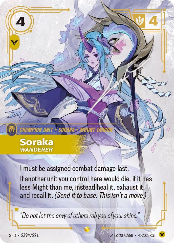 Soraka - Wanderer (Signature) (239*/221) (SPF)