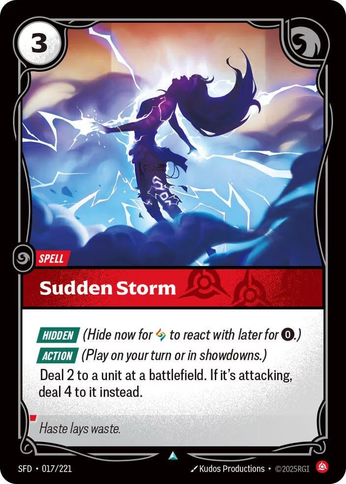Sudden Storm (017/221) (SPF)