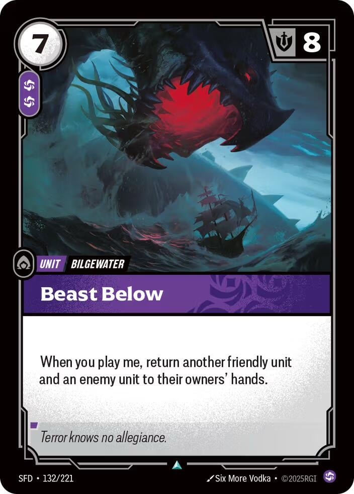 Beast Below (132/221) (SPF)
