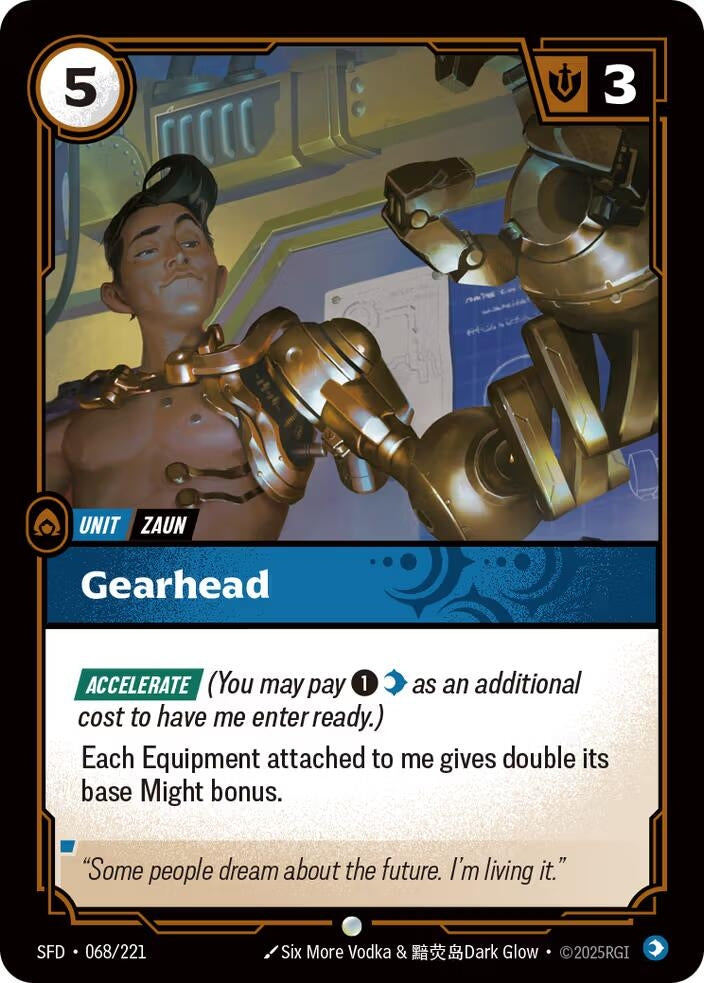 Gearhead (068/221) (SPF)