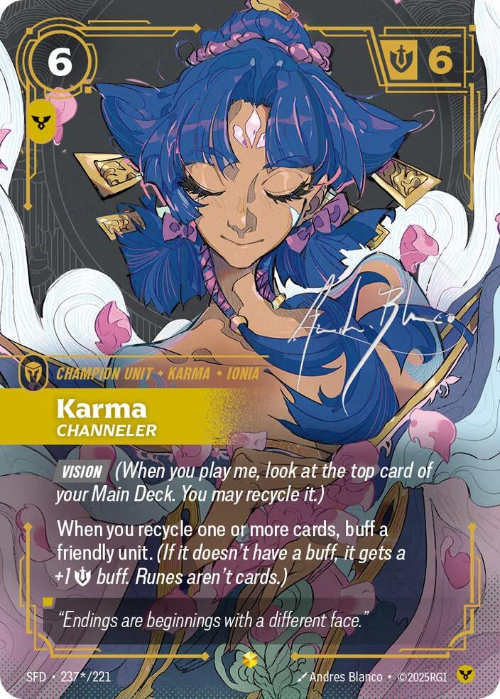 Karma - Channeler (Signature) (237*/221) (SPF)