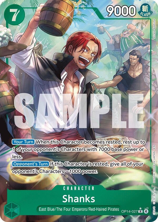 Shanks (Alternate Art) (OP14-027) (OP14)