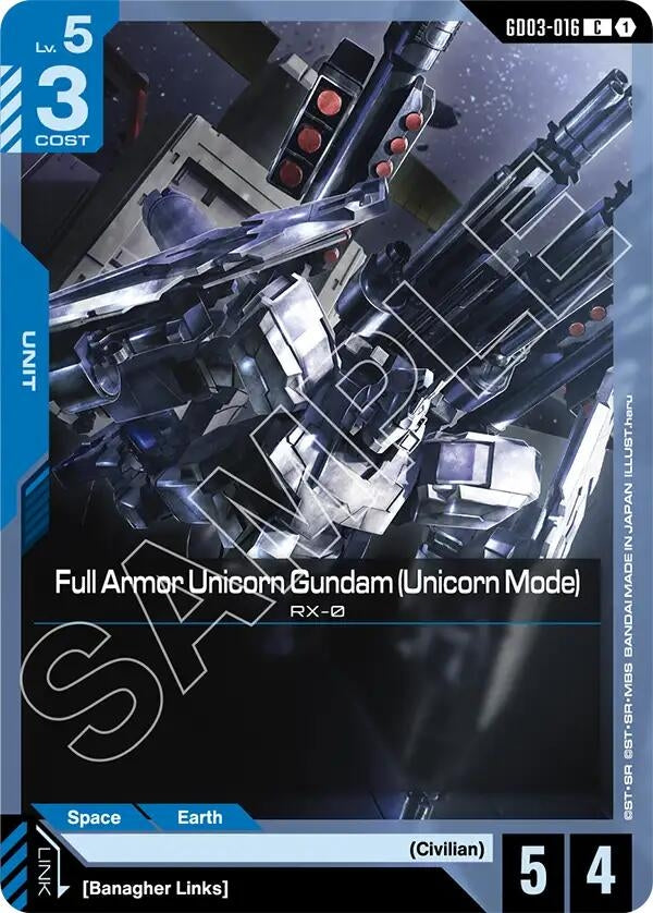 Full Armor Unicorn Gundam (Unicorn Mode) (GD03-016) (GD03)