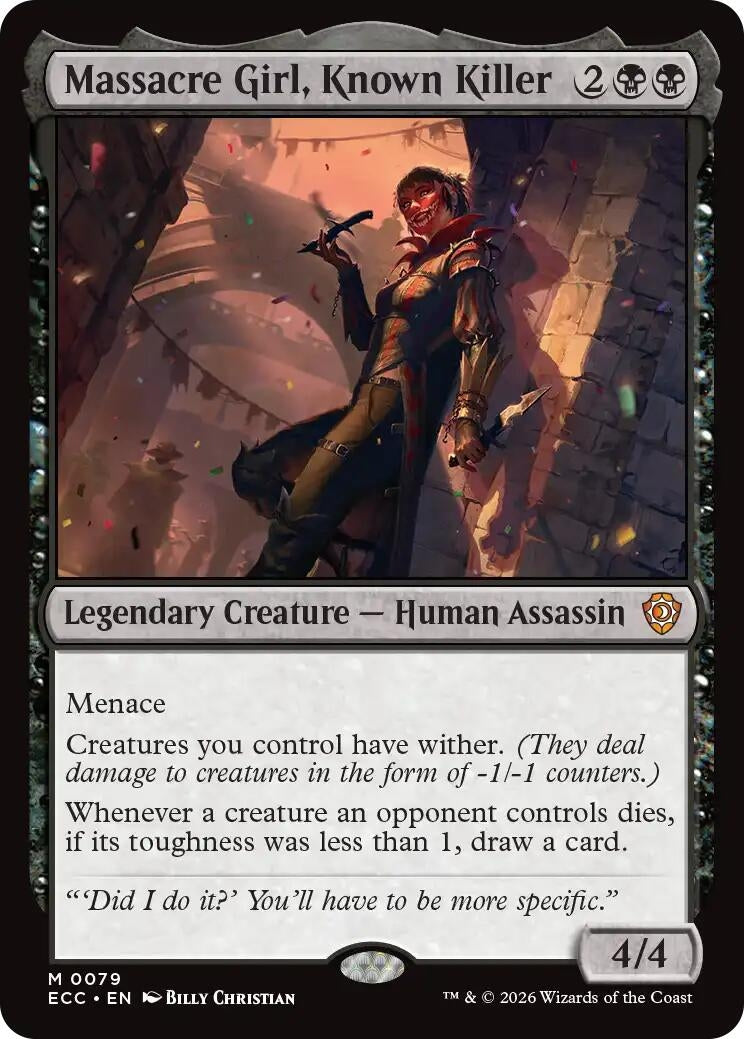Image for Massacre Girl, Known Killer (79) - Magic: The Gathering