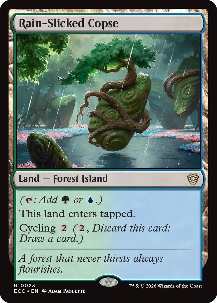 Image for Rain-Slicked Copse (23) - Magic: The Gathering