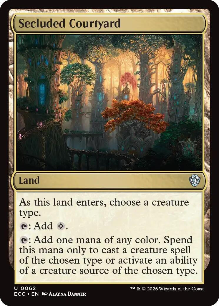 Image for Secluded Courtyard (62) - Magic: The Gathering