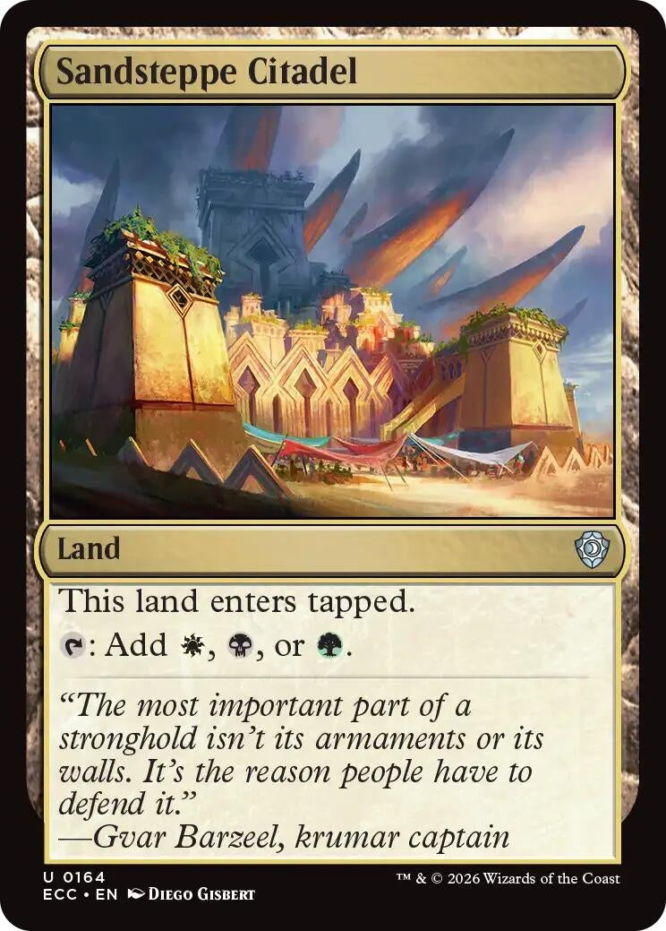 Image for Sandsteppe Citadel (164) - Magic: The Gathering