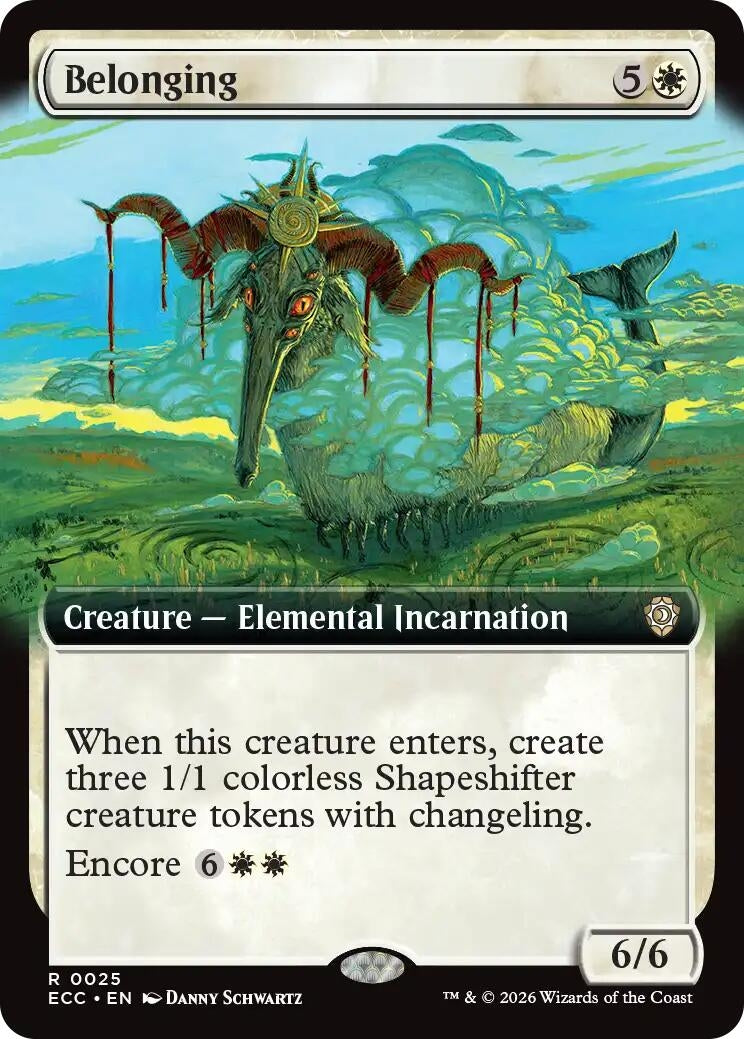 Image for Belonging (Extended Art) (25) - Magic: The Gathering