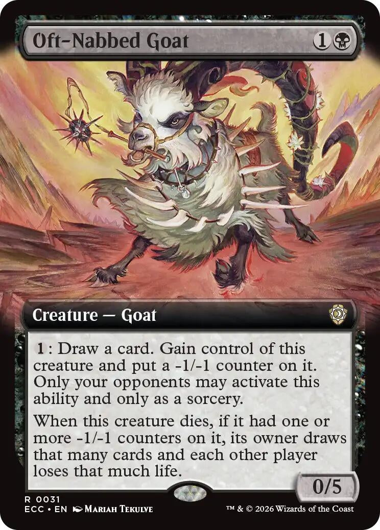 Image for Oft-Nabbed Goat (Extended Art) (31) - Magic: The Gathering