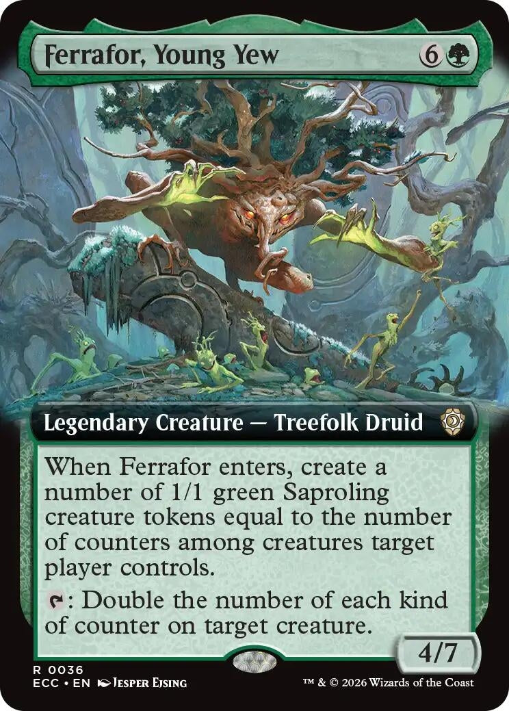 Image for Ferrafor, Young Yew (Extended Art) - Magic: The Gathering
