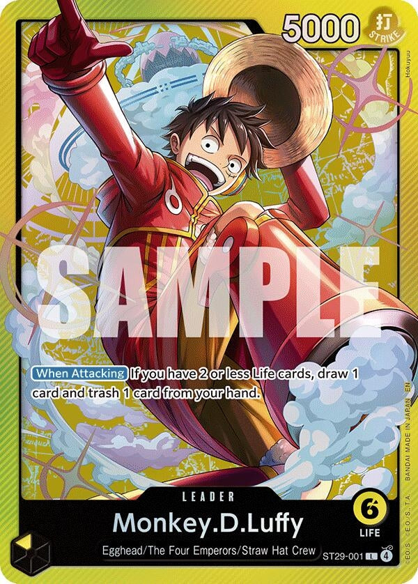 Image for Monkey.D.Luffy (001) (ST29-001) (ST-29) - One Piece Card Game