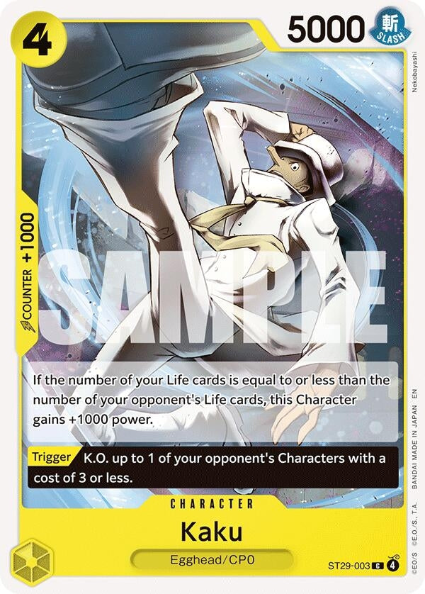 Image for Kaku (ST29-003) (ST-29) - One Piece Card Game