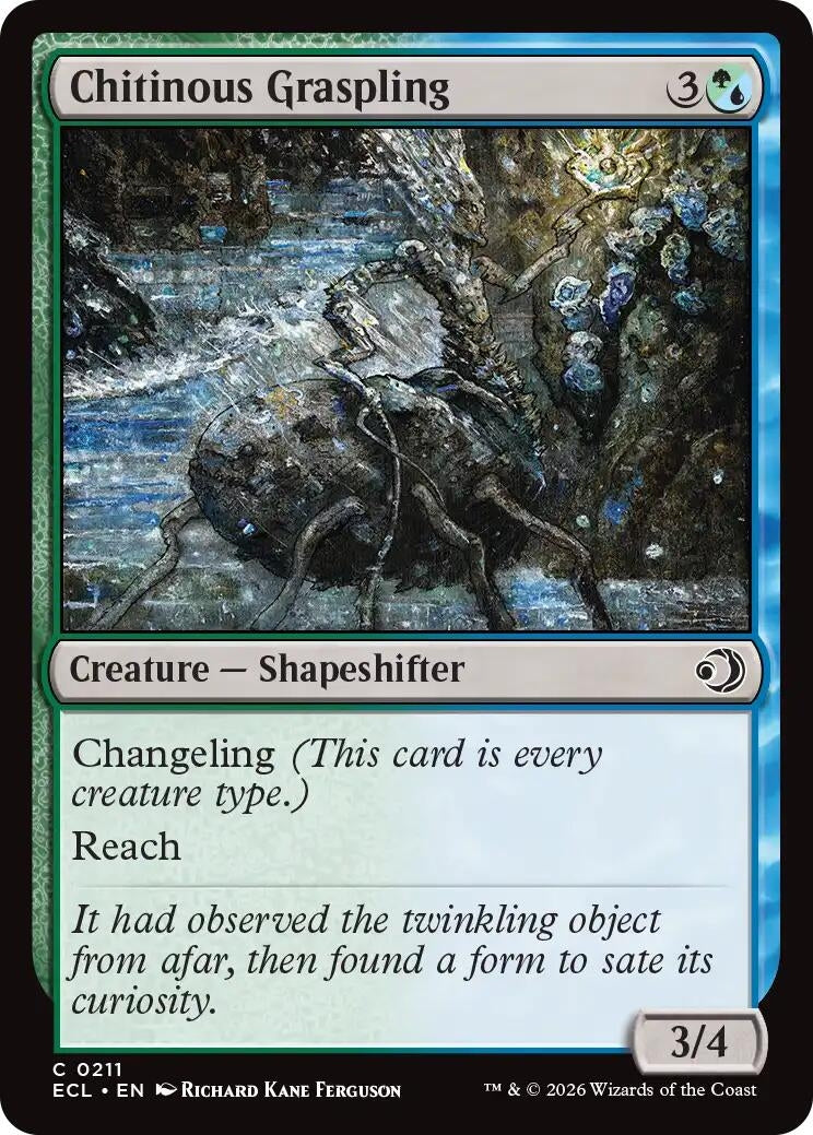 Image for Chitinous Graspling (211) (ECL) - Magic: The Gathering