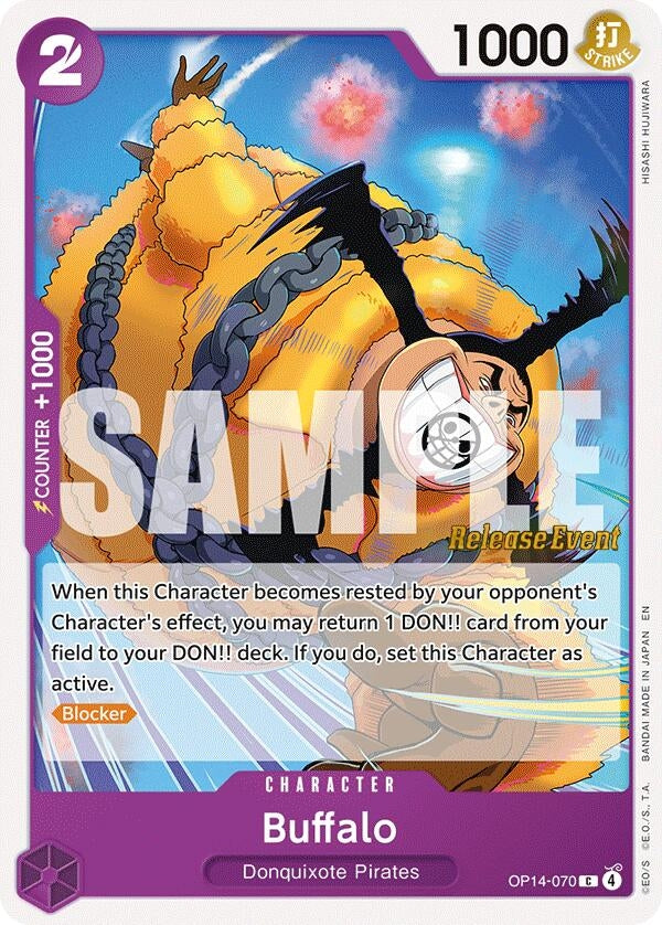 Image for Buffalo (OP14-070) (OP14 RE) - One Piece Card Game