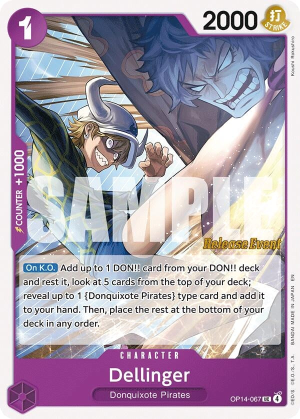 Image for Dellinger (OP14-067) (OP14 RE) - One Piece Card Game
