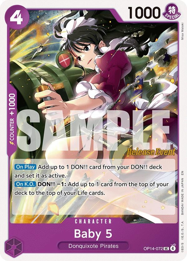 Image for Baby 5 (OP14-072) (OP14 RE) - One Piece Card Game