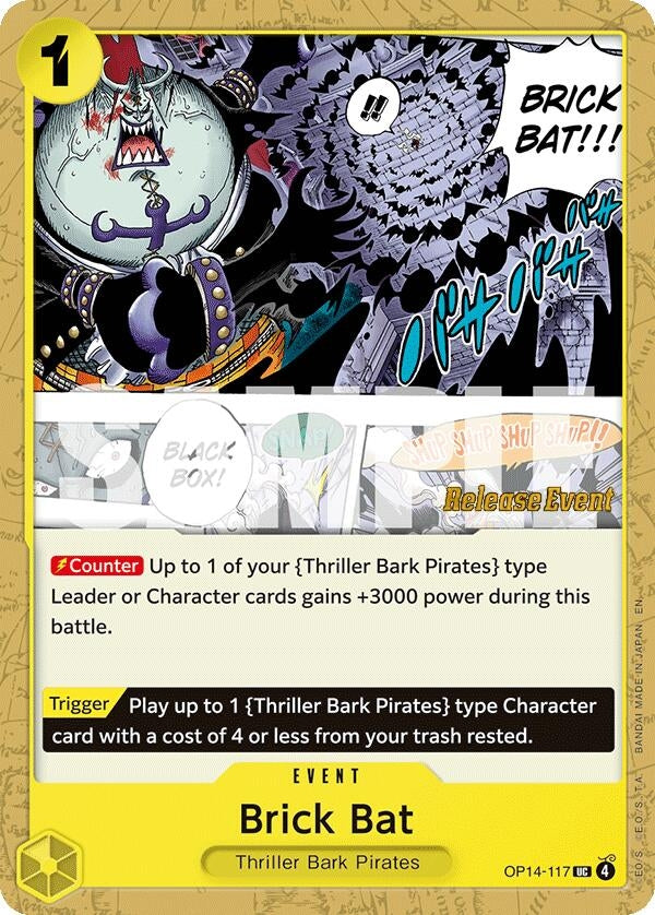 Image for Brick Bat (OP14-117) (OP14 RE) - One Piece Card Game