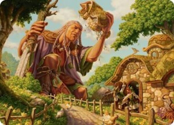 Image for Curious Colossus Art Card (1) - Magic: The Gathering