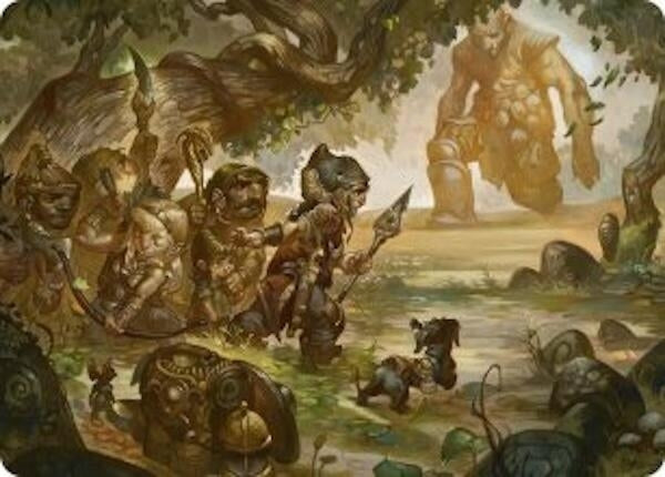 Image for Protective Response Art Card (3) - Magic: The Gathering