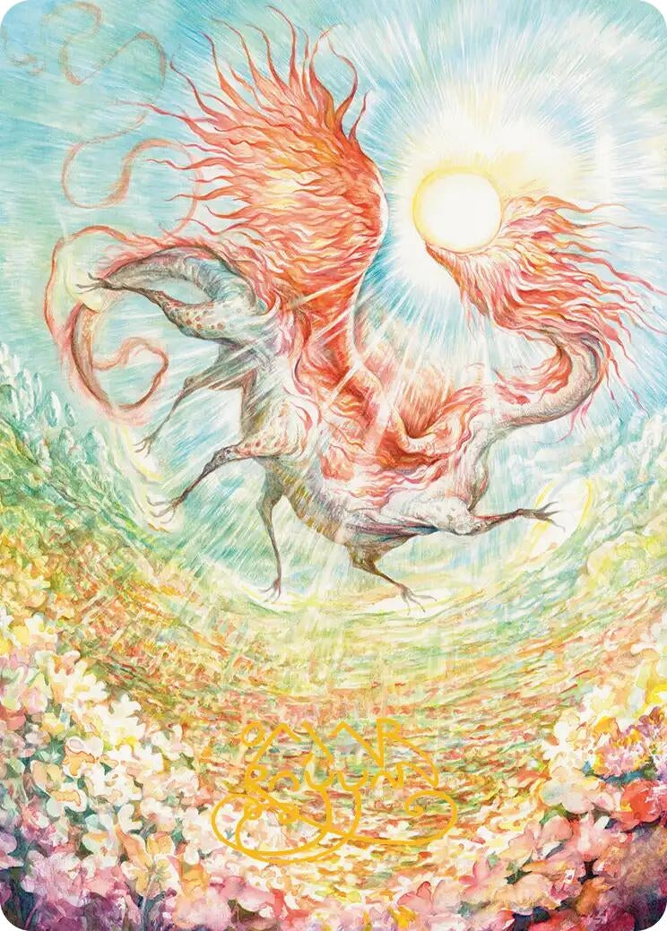Image for Eirdu, Carrier of Dawn Art Card (Gold-Stamped Signature) (30) - Magic: The Gathering