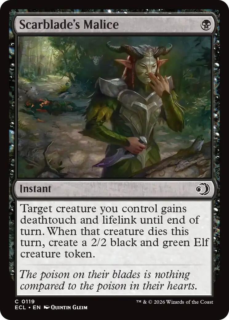 Scarblade's Malice (119) (ECL)