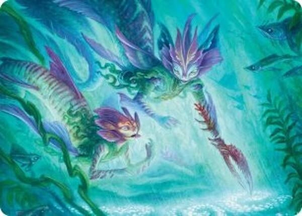 Image for Silvergill Mentor Art Card (10) - Magic: The Gathering