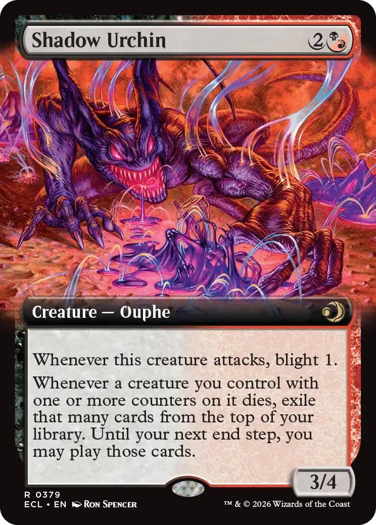 Shadow Urchin (Extended Art) (379) (ECL)