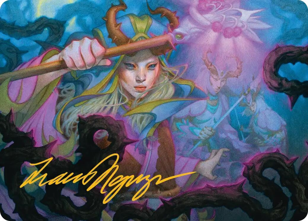 Image for Stoic Grove-Guide Art Card (Gold-Stamped Signature) (25) - Magic: The Gathering