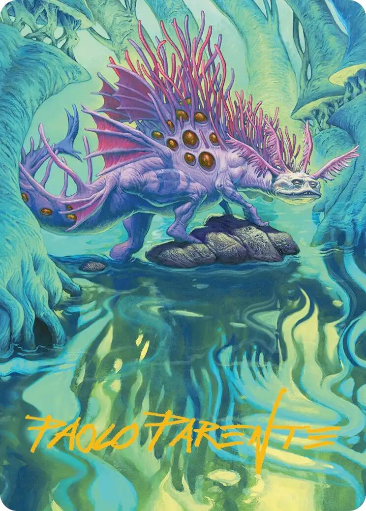 Image for Wistfulness Art Card (Gold-Stamped Signature) (37) - Magic: The Gathering