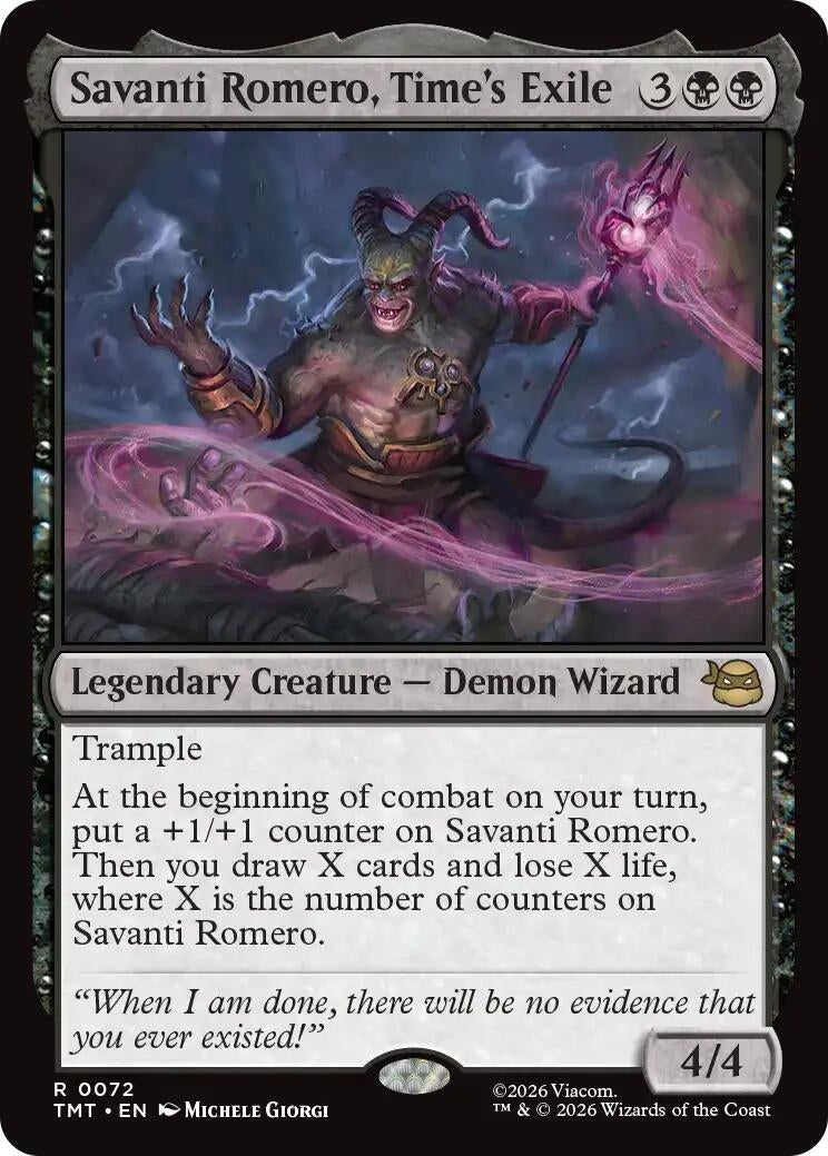 Savanti Romero, Time's Exile (72) (TMT)