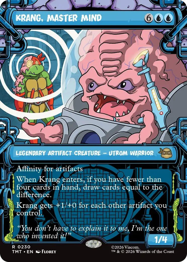 Krang, Master Mind (Showcase) (230) (TMT)