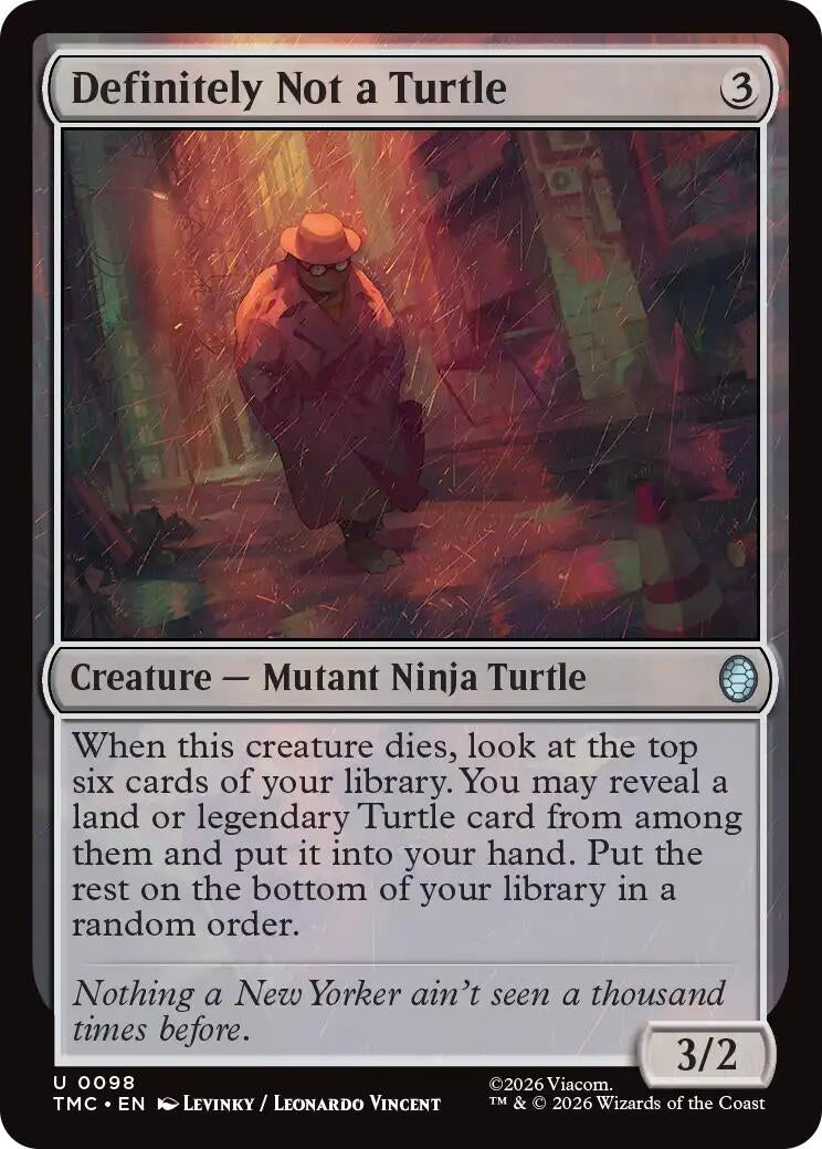 Definitely Not a Turtle (98) (TMC)