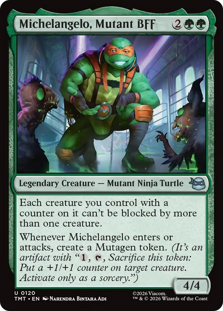 Michelangelo, Mutant BFF (120) (TMT)