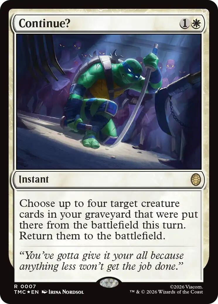 Continue? (Surge Foil) (7) (TMC)
