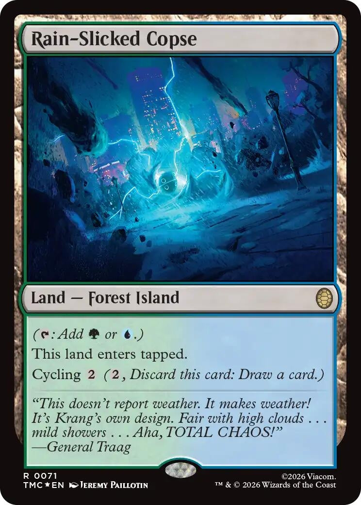 Rain-Slicked Copse (Surge Foil) (71) (TMC)