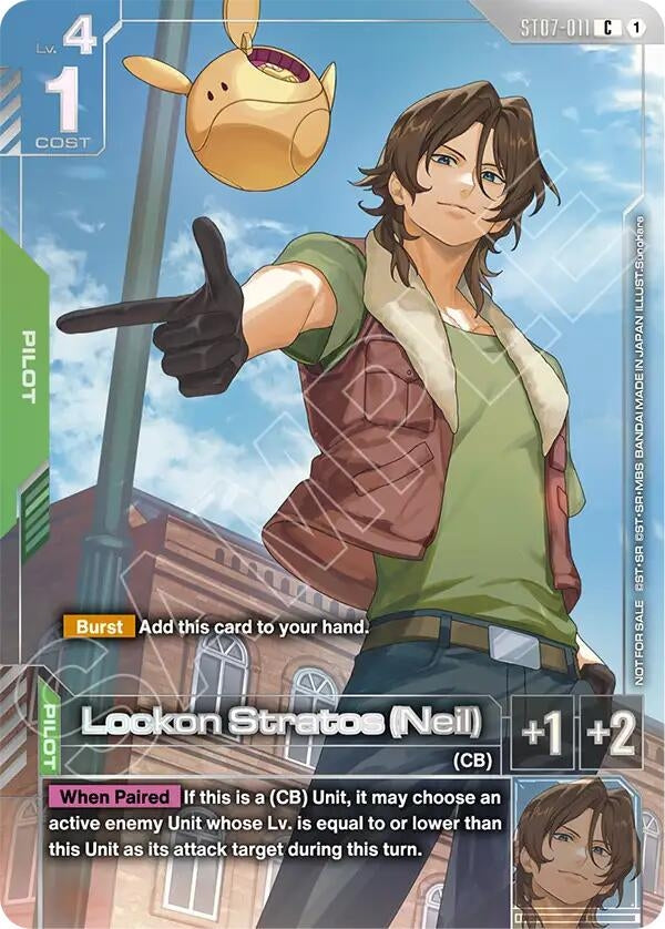 Image for Lockon Stratos (Neil) (Newtype Challenge 2026 Mission 2) (ST07-011) (GCG-PR) - Gundam Card Game