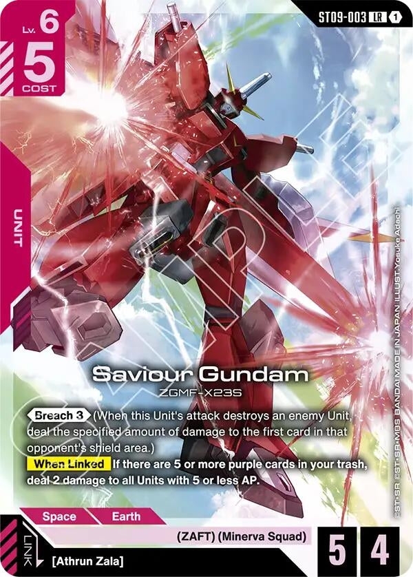 Image for Saviour Gundam (ST09-003) (ST09) - Gundam Card Game