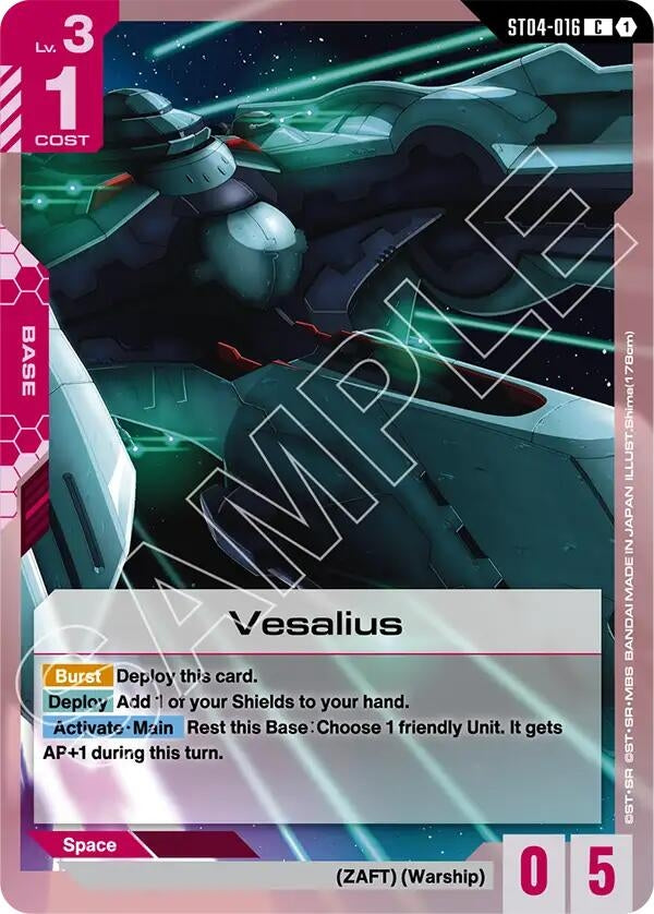 Image for Vesalius (ST04-016) (ST09) - Gundam Card Game