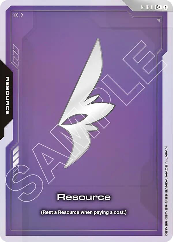 Image for Resource (R-030) (C+) (R-030) (ST09) - Gundam Card Game