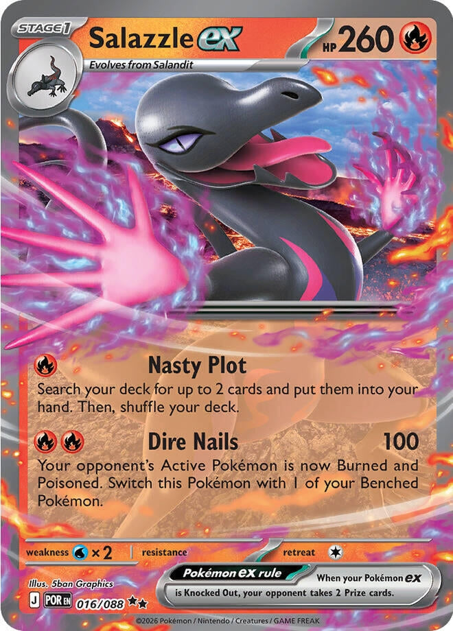 Salazzle ex (016/088) (ME03)