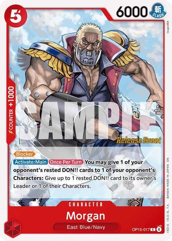 Image for Morgan (OP15-017) (OP15 RE) - One Piece Card Game