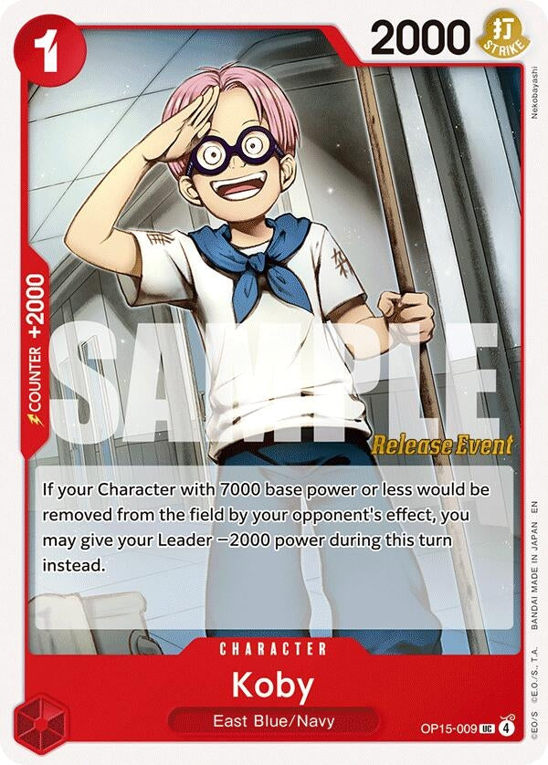 Image for Koby (OP15-009) (OP15-009) (OP15 RE) - One Piece Card Game