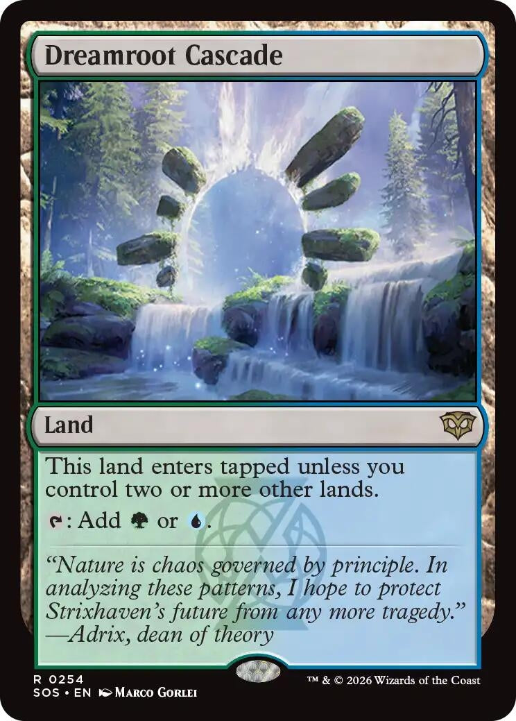 Image for Dreamroot Cascade (254) (SOS) - Magic: The Gathering