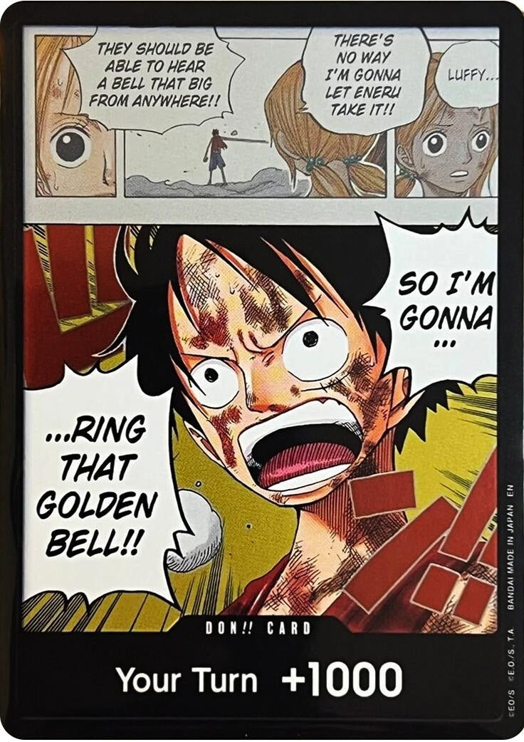 Image for DON!! Card (Luffy) (OP15-EB04) - One Piece Card Game