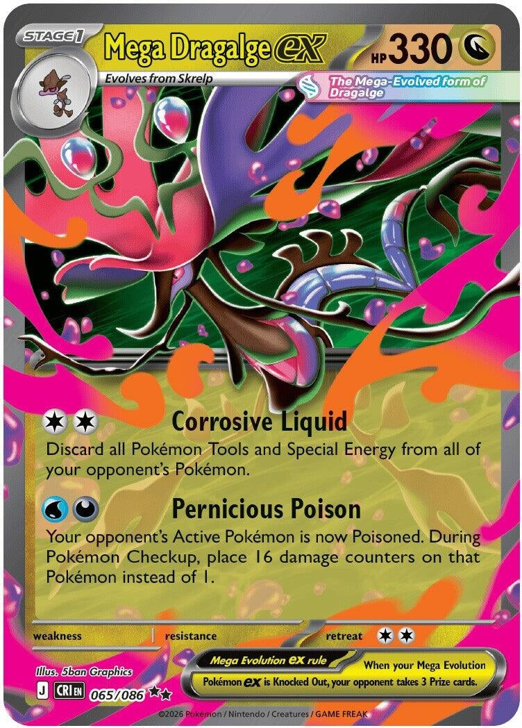 Mega Dragalge ex (065/086) (CRI)