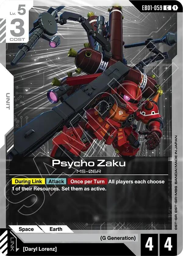 Image for Psycho Zaku (EB01-059) (EB01) - Gundam Card Game