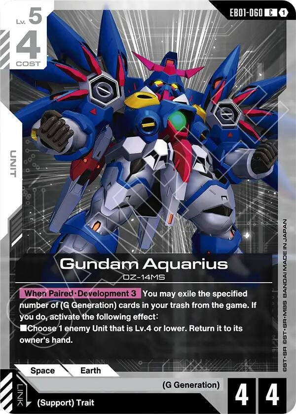 Image for Gundam Aquarius (EB01-060) (EB01) - Gundam Card Game