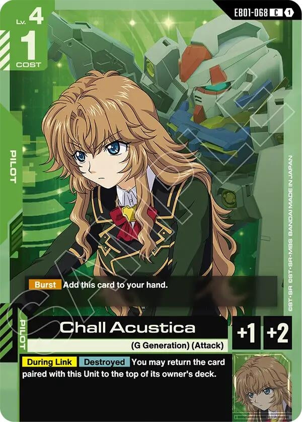 Image for Chall Acustica (EB01-068) (EB01) - Gundam Card Game