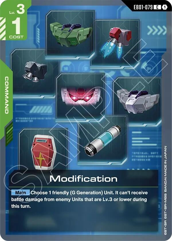 Image for Modification (EB01-079) (EB01) - Gundam Card Game