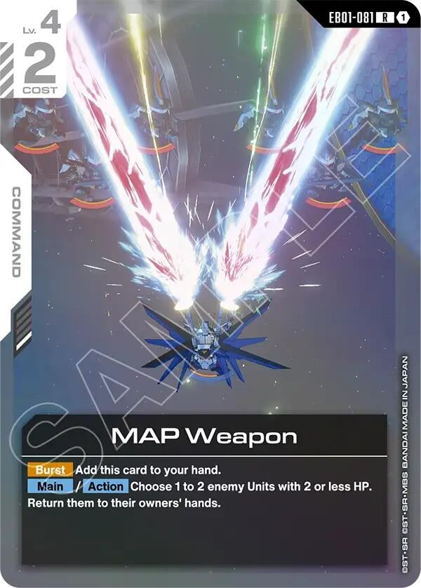 Image for MAP Weapon (EB01-081) (EB01) - Gundam Card Game